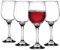 Glasmark KROSNO 1992 Lot de 4 s à 300 ml s à blanc s à rouge à Dessert Cocktail s à eau Passe au lave-vaisselle