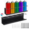 SUMNACON Lot de 2 porte-bouteilles magnétiques en métal - Durable - Pour 5 vaporisateurs - Pour atelier - Pour garage, atelier - Noir