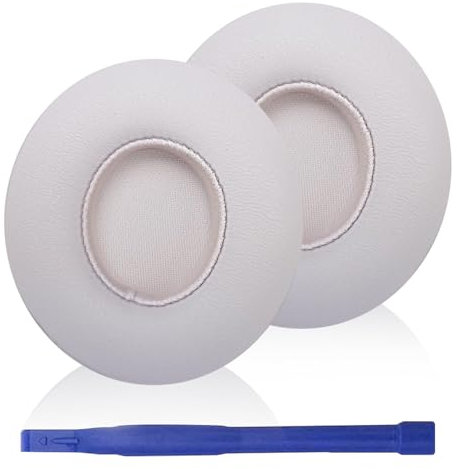 Solo 4 Ear pads Replacement for Beats Solo 4 Headphone, Earpads Cushions with Softer Protein Leather Solo4 Noise Isolation Memory Foam Ear Cushions（Pink）