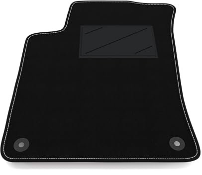 Automatte nur auf der Fahrerseite, 1 Stück, kompatibel mit Citroen C2 2003-2009 | 1 maßgeschneiderter Teppich