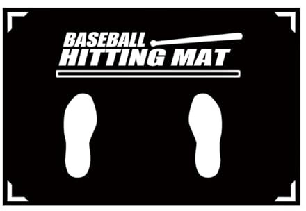 Baseball Hitting Mat, Non-Slip Softball Practice Turf Mat, Batters Box Turf Mat 90x60cm, Outdoor Baseball Training Supplies, Durable Turf Mat for Hitting Practice, Sports Equipment for Athletes