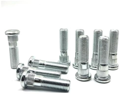 Radmuttern Kompatibel Mit Toyota Für Corolla 10 Stück M12-1,5 Radbolzen Lange Stahl-Radbolzen Reifenbolzen Autozubehör Radstahl-Radbolzen Radmutter