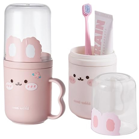 2 Pièces Etui Brosse à Dents Enfants, étuis à Brosse à Dents de Voyage