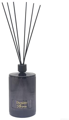 Lesser & Pavey Desire Aroma 2 Litre Amber & Sandalwood Diffuser For Home Fragrance | Lovely Air Freshener For Stress Relief & Calm Mind | Aromatherapy Diffusers Gift For Women & Men