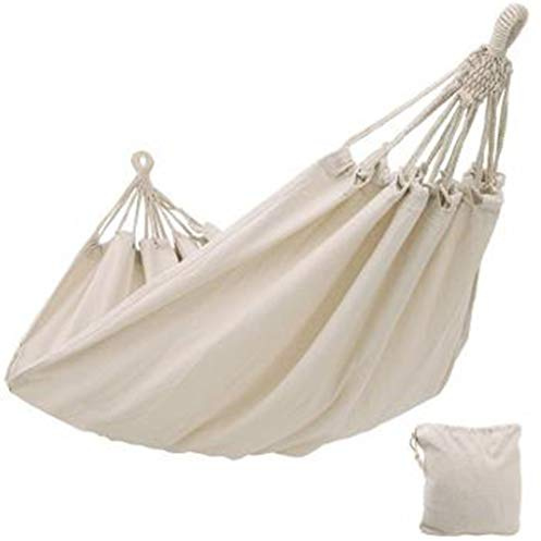 Ljmyy Doppel-Hängematte, Outdoor, Rollover-Prävention, Camping, Hängeschaukel, Bett für Wandern, Hängematte, Stuhl, Outdoor