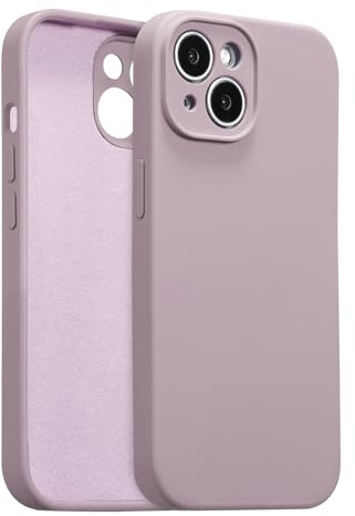 ZTOFERA Liquid Silicone Case for iPhone 14 Plus (6.7), Black Currant | Anti-Scratch Soft Microfiber Lining, Fresh Solid Color, Lightweight, Full Camera Protection, Shockproof Protective Cover