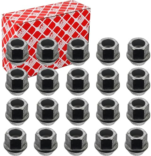 20x Febi Radmuttern Satz M12 X 1,5 Verzinkt Kegelbund F | 20x Febi Radmuttern Satz M12 X 1,5 Verzinkt Kegelbund F