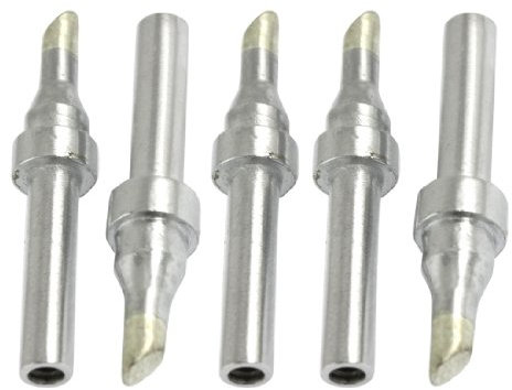 sourcing map 5 Stück Ersatzteil 3,5mm Fase Breite Lötkolben Eisen Spitze Lötspitze 200-T-3C DE de