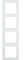 Berker 10149909 Rahmen 4-f.polarweiss