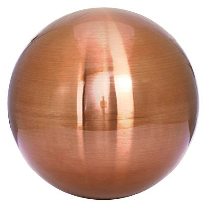 Dehner Edelstahlkugel gebürstet, Ø 20 cm, kupfer
