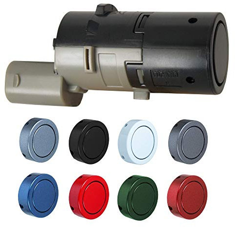 TeileFux24 Parksensor PDC Wagenfarbe für BMW 5er E60 E61 incl. Touring Bis 2007 Vor-Facelift VORNE (M892 Titan-Grau)