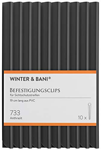 Befestigungsclips für Sichtschutz Garten, Zaun Sichtschutzstreifen-Clips, wasserdichte Befestigung für Doppelstabmattenzaun Sichtschutz, Zubehör für Gartenzaun Sichtschutz, 10 x PVC-Clips