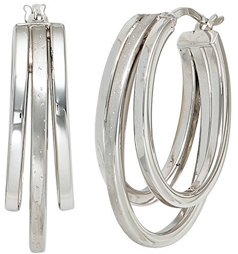 Jobo Damen-Creolen aus 925 Sterling Silber
