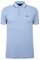 BOSS Mens Polo Shirt Open Blue 496 M