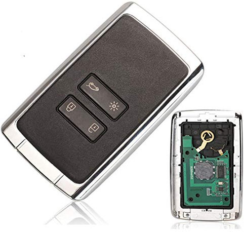 ProPlip Carte Clé complète électronique à Programmer pour Renault Espace Megane IV Scenic IV Talisman Kadjar TELECOMMANDE 433 MHz