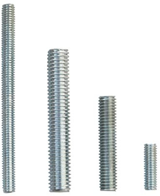 Gewindebolzen DIN 976, Stahl verzinkt, M4 - M10, Länge 20-200mm (10, M6 x 80mm)