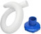 Fiorky Adaptateur de rechange pour piscine Intex Deluxe Surface Skimmer Adaptateur mural avec tuyau de nettoyage de piscine hors sol