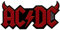 AC/DC Logo-Aufkleber Devil Sticker Hardrock Metal Heavy ca. 15x8 cm