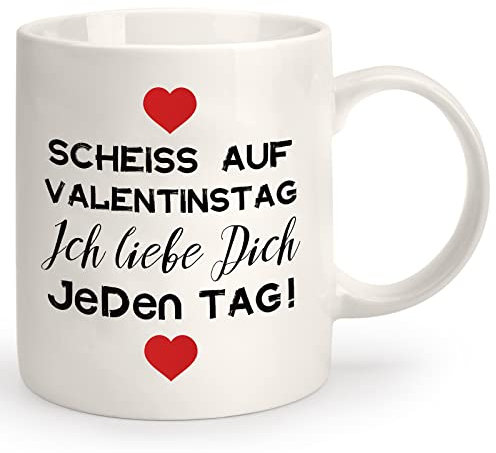 Valentinstag Tasse Geschenk für sie,Valentinstag Tasse Geschenk Ihn,11OZ lustige Kaffeebecher Geschenkidee zum Valentinstag,Perfekte Valentinstagsgeschenk für Männer Freund Freundin