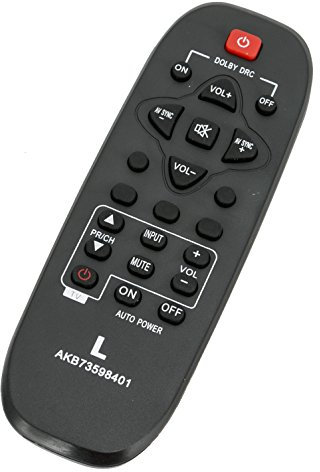 AKB73598401 VINABTY Replace Infrared Remote Control Fit for LG Soundbar NB2020A NB2022A NB2030A
