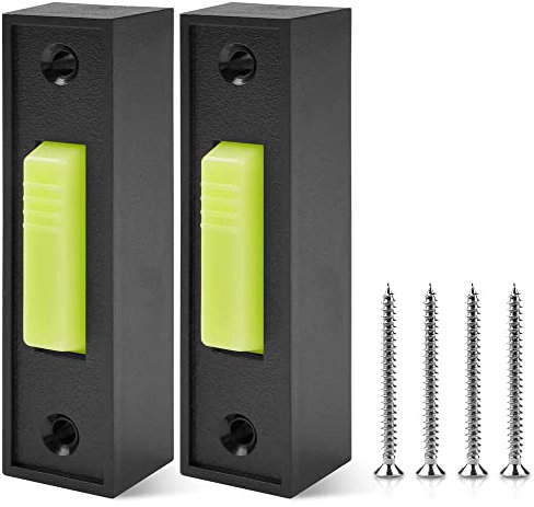 Doumneou 2 StüCk Universal Garagen ÖFfner Schalter 41A4166 Beleuchteter an Wand Montiert Druck Knopf Schwarzes Beenden mit WeißEr Mitte