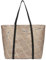 Liebeskind Berlin Damen-Shopper „Aurora“ – Große Canvas-Tasche Damen mit Reißverschlussfach und Leder-Schulterriemen – Shopper Bag Women – Passend für Laptops bis 16 Zoll – Light Bag, Sandy