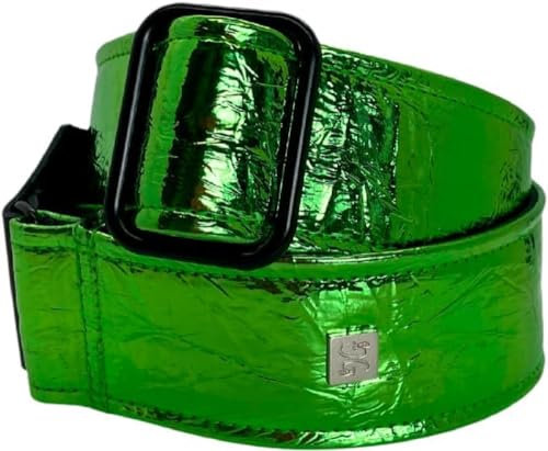 GET'M GET'M Gitarrengurt - Distressed Vernice Green 2 Guitar Strap