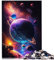 Puzzle für Erwachsene Beyond The Horizon Galaxie Papppuzzle 1000 Teile für Erwachsene Tolle Geschenke zu Weihnachten 10,27 x 20,47/26 * 38cm.