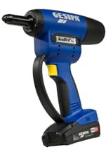 Gesipa AccuBird Pro CAS mit 2 Li-Ion Akkus 18V - 2,0 Ah, 13.000 N Setzkraft, für Blindniete bis Ø 6 mm, Bürstenloser Motor, Nietgerät 1679662