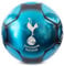 Hy-Pro Pallone da calcio classico con licenza ufficiale del Tottenham F.C., metallizzato, taglia 5, speroni, allenamento, partita, merchandising, da collezione, per bambini e adulti, blu