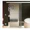 Made in Germany SoftClose Schiebetür aus Glas 1025x2050 mm Horizont-Design (H) Sadora® SlimLine-System komplett Laufschiene und Muschelgriffen für Innenbereich ESG-Sicherheitsglas