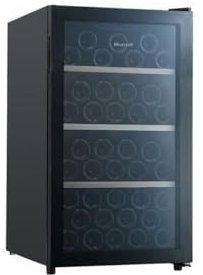 Cave a Vin CAVE A VIN BRANDT BFW56GB - 56 BOUTEILLES - POSE LIBRE - 124 LITRES - H85.5 x l48 x P57.5 - NOIR