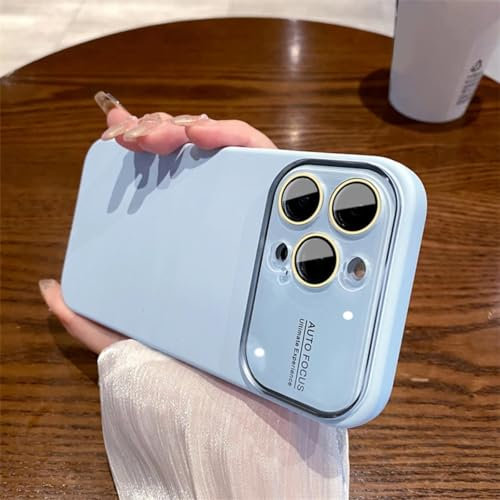 UEEBAI Silikon-Schutzhülle für iPhone 12 Pro Max 6,7 Zoll, mit vollständig abgedecktem Kameralinsenschutz, stoßfest, kratzfest, schlanke Passform, Gel-Gummi-Abdeckung mit kabellosem Laden für Damen