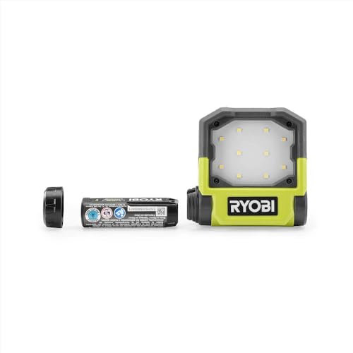 RYOBI 500 Lumen LED USB Lithium Schwenkbar Flip Light Kit 3 Modi mit Akku und Ladekabel