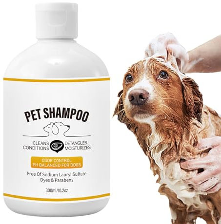 Hundeshampoo für stinkende Hunde, Hundeshampoo für empfindliche Haut,Hundeshampoo Haustiergeruchsentferner | Duschgel zur Linderung juckender Haut, Hundebad-Shampoo für stinkende Hunde,