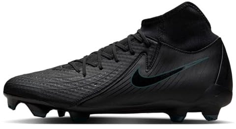 NIKE Phantom Luna II Academy FG/MG, Sneaker Hombre, Black Black Deep Jungle, 38 EU