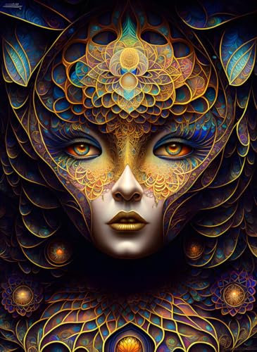 ZHAOSHAN Leinwandbilder, Poster, 58 x 90 cm, ohne Rahmen, die Maske