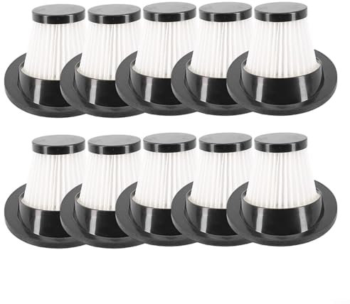 Puupaa Staubsaugerfilter, Hepa-Filter Ersatz für VacLife VL188 VL189 schnurlose Staubsauger-Ersatzteile, waschbare und wiederverwendbare Filter (10 Stück)