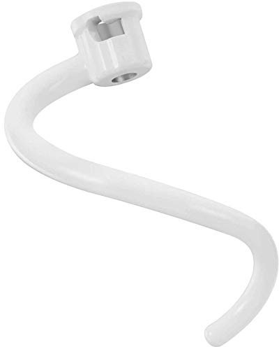 Idhadkc Spiral Coated Metal Dough Hook Spiral Coated Metal Dough Hook - Fits Kitchen Stand Mixer Bowl-Lift Models