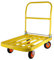 Transportwagen - Klappbar - Bis 200 kg Tragkraft - Plattformwagen -Transporthilfe mit Lenkrollen/Paketwagen/Klappwagen aus Aluminium (70cm)