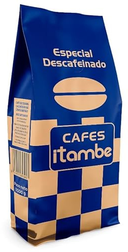 Entkoffeinierte Kaffeebohnen. Reiner Geschmack. Herkunft Kolumbien. Entkoffeinierte, natürlich geröstete Kaffeebohnen. ITAMBE entkoffeinierte Kaffeebohnen 1kg. 100% Robusta besten Ernten Südamerika