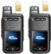 LUOTWO W500 2-Pack globale Walkie Talkie 4G PoC Radio con schede SIM Copertura nazionale Gamma di comunicazione illimitata PTT Radio 4G LTE bidirezionale per adulti Interfono a lungo raggio 5000km