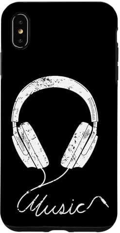 Custodia per iPhone XS Max Musica per cuffie