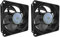 Cooler Master Ventilateur de boîtier, Noir, 80 mm (Lot de 2)