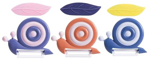 Snail Ceramic Paring Knife Schnecke Kartoffelschäler, Gemüseschäler, ergonomische Griffklinge, Küchenwerkzeug, tragbar, für Fruchtschälen und Picknick im Freien vorbereiten (3A)