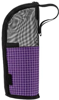 Sac de rangement pour couverts de camping ou de voyage, réutilisable, sac de rangement pour couverts, design compact, lavable, 25 x 10 cm, idéal pour ranger des ustensiles pendant le camping ou la