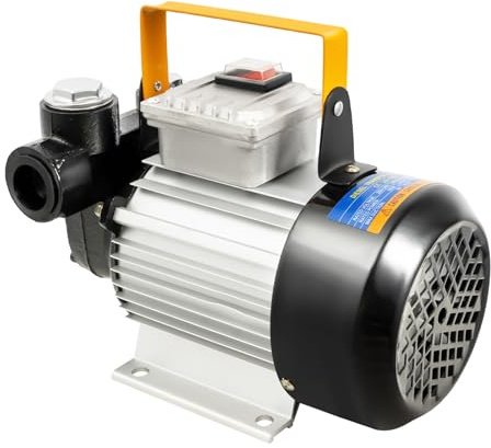 Qussse Pompa diesel, 550 W, 230 V, autoadescante, 20 – 60 l/min, pompa di aspirazione dell'olio, 5 m, distanza di assorbimento, 2800 giri/min