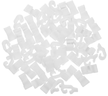 Toyvian 100pcs Pet Cage Door Clips Spring Latch Hardware for Dog Cage Accessories Pet Crate Buckles Safety Clip for Playpen Replacement