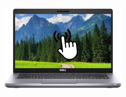 Dell Latitude 5411 Notebook Business Touch Screen Laptop da 14 pollici, Intel Core i5-10400H, 16 GB DDR4 RAM, SSD da 256 GB, Windows 11 Pro (ricondizionato)