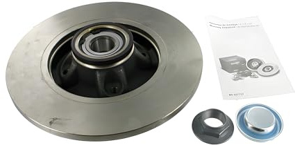 SKF Bremsscheibe mit integriertem Radlager VKBD 1016 Position Hinterachse Außendurchmesser 267,7 mm Höhe 110 mm Länge 290 mm Breite 310 mm OE Qualität